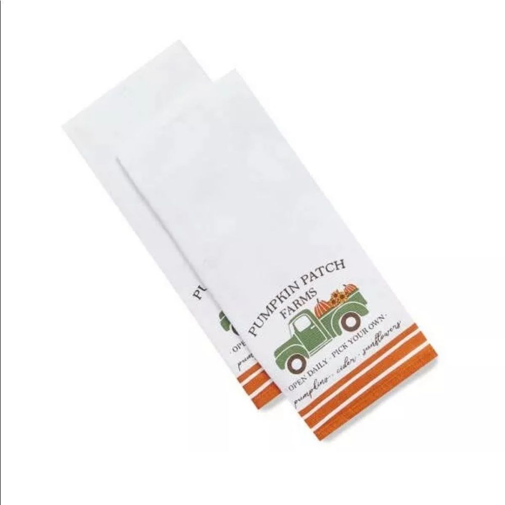 Kitchen Towels Set of 2 Farm Truck
